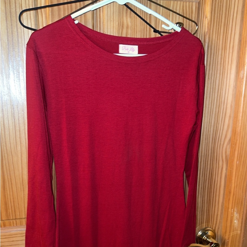 Pink Lily Boutique Red Dress Size Small
